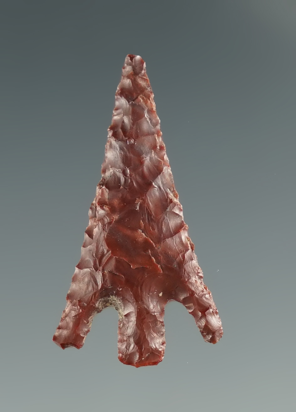 1" Columbia Plateau made from red Jasper. Found near the Columbia River, OR.