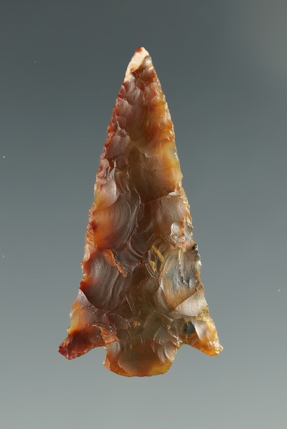 1 3/16" Columbia Plateau made from brown Agate. Found near the Columbia River, OR.