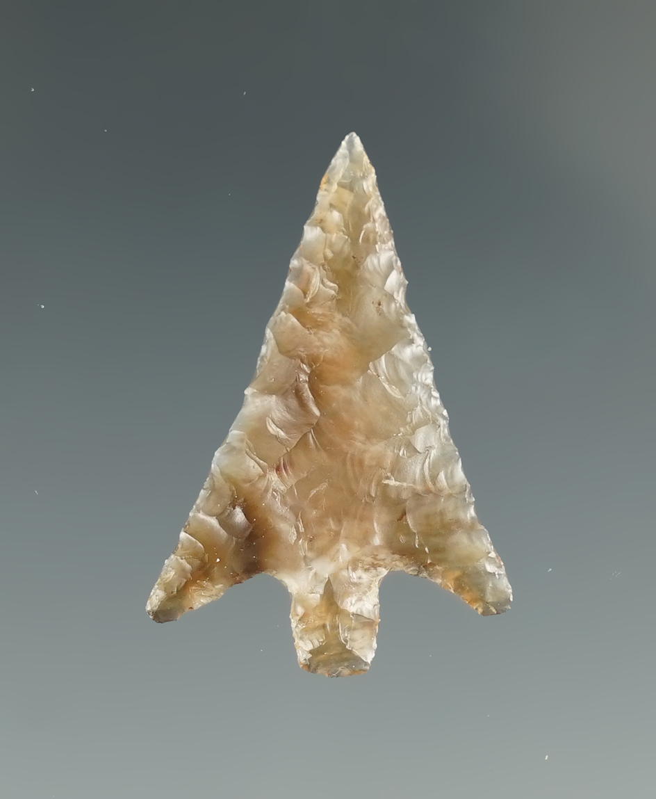 1" Columbia Plateau made from translucent clear Agate. Found near the Columbia River, OR.