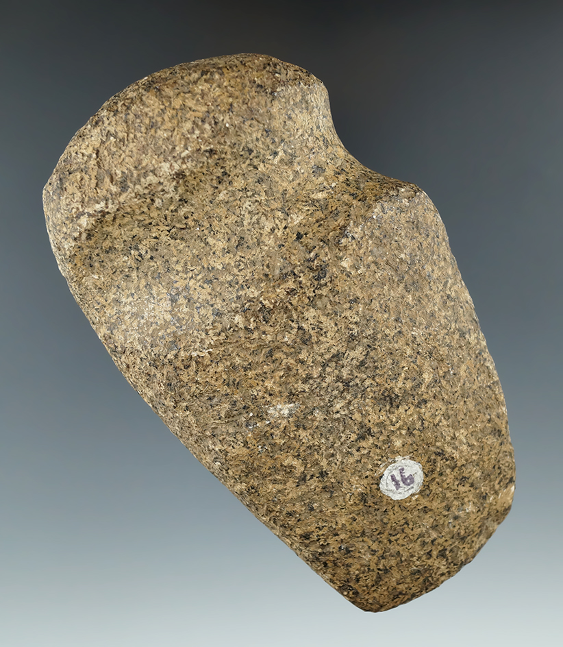 5 5/16" long 3/4 Grooved Axe found in Ohio.