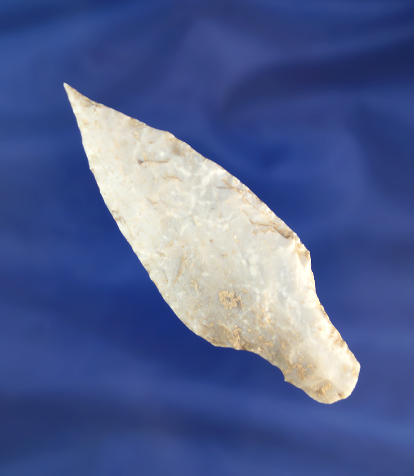 Exceptional style 3 1/16" needle tip Nolan found in Texas heavy mineral buildup on surface.