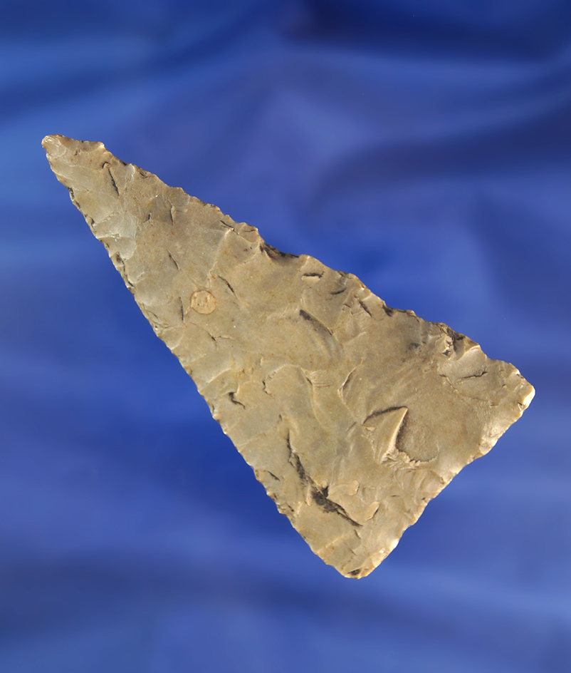 3 1/4" Early Triangular Knife found in Texas.