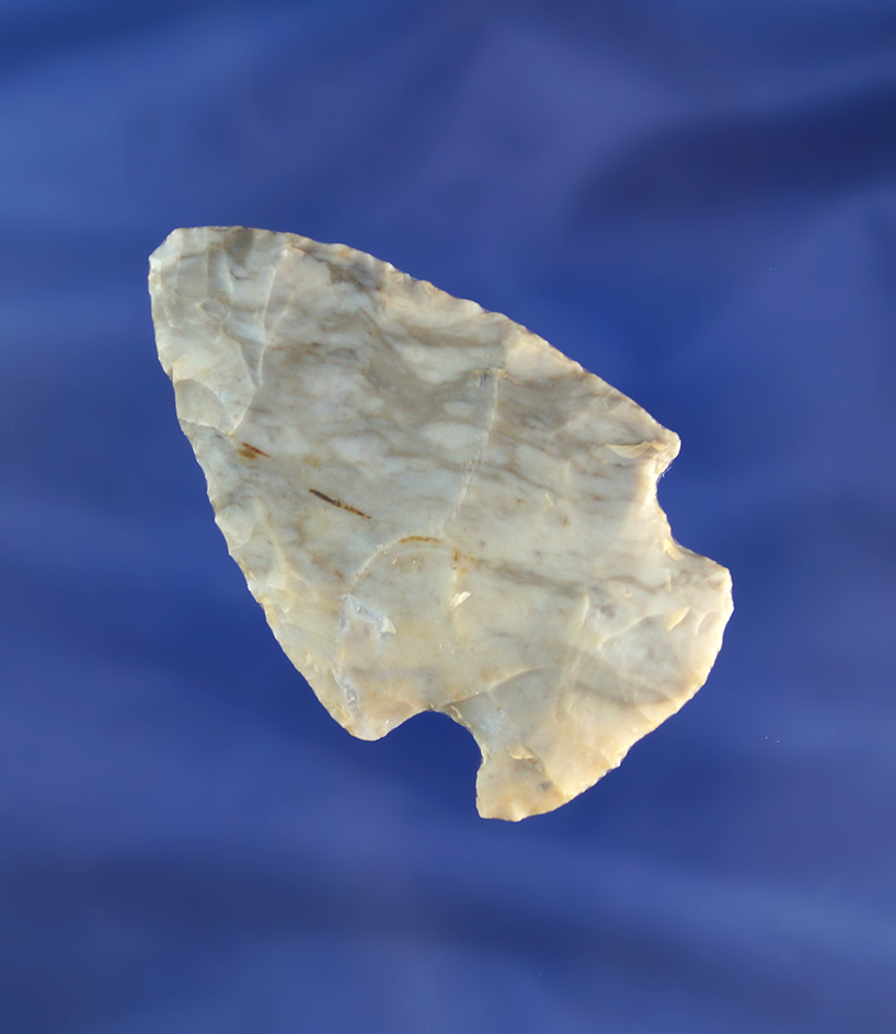 2 5/16" Flint Ridge Flint Hopewell found in Ohio.