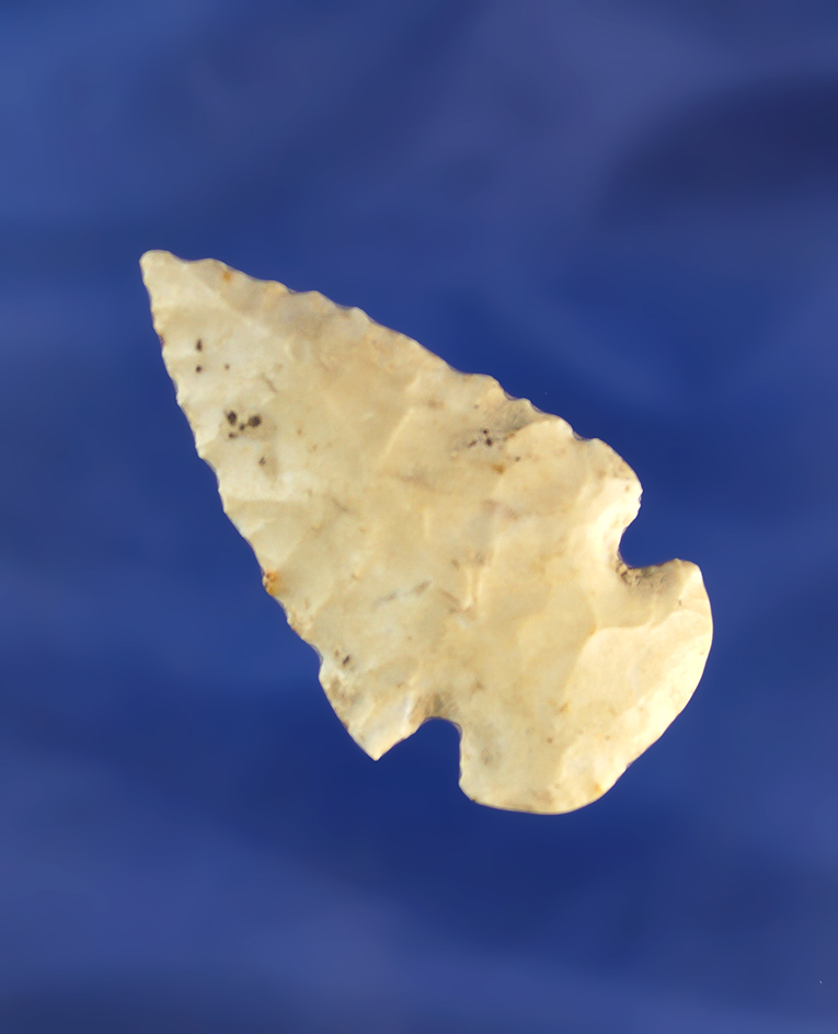 1 7/8" miniature beveled Dovetail made from Flint Ridge Flint found in Ohio.