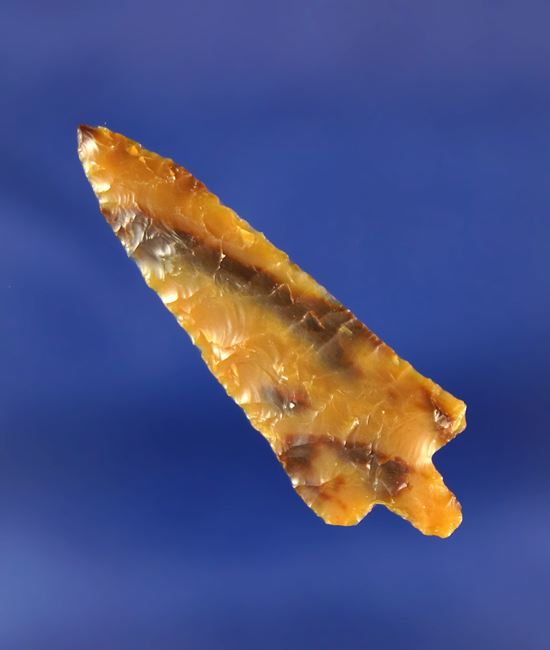 Superb flaking and beautiful material on this 1 9/16" Columbia River Gempoint.