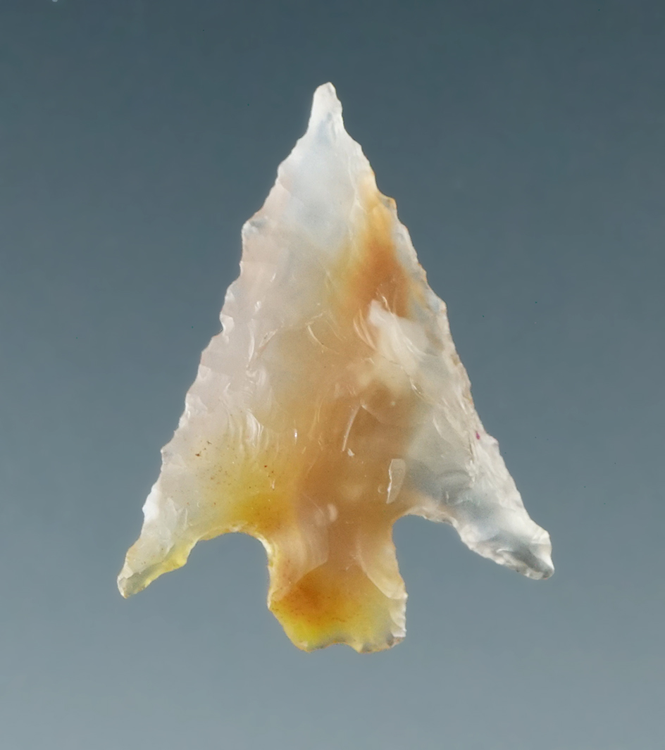 3/4" Columbia Plateau made from beautiful highly translucent clear and gold agate. Columbia River.