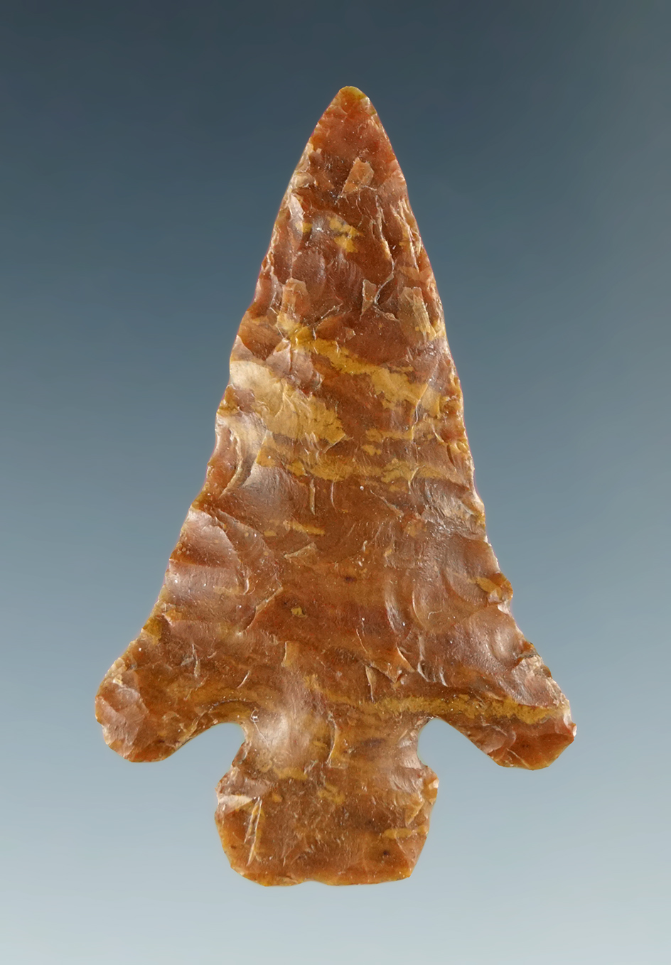 Nice flaking and style on this 1 5/8" Quilomene Bar  made from attractive material.  Columbia River.