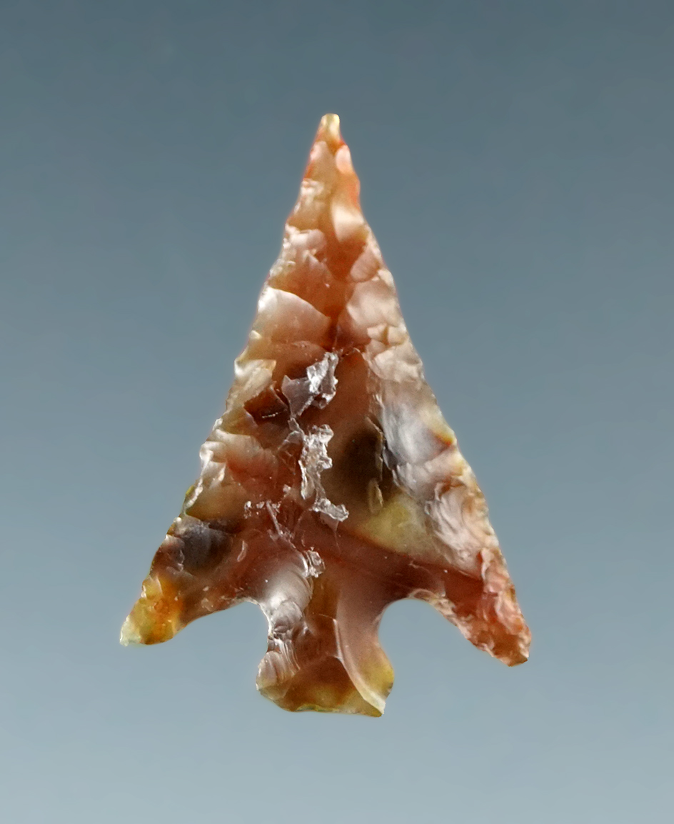 11/16" Columbia Plateau made from beautiful Multi-color agate. Found near the Columbia River.