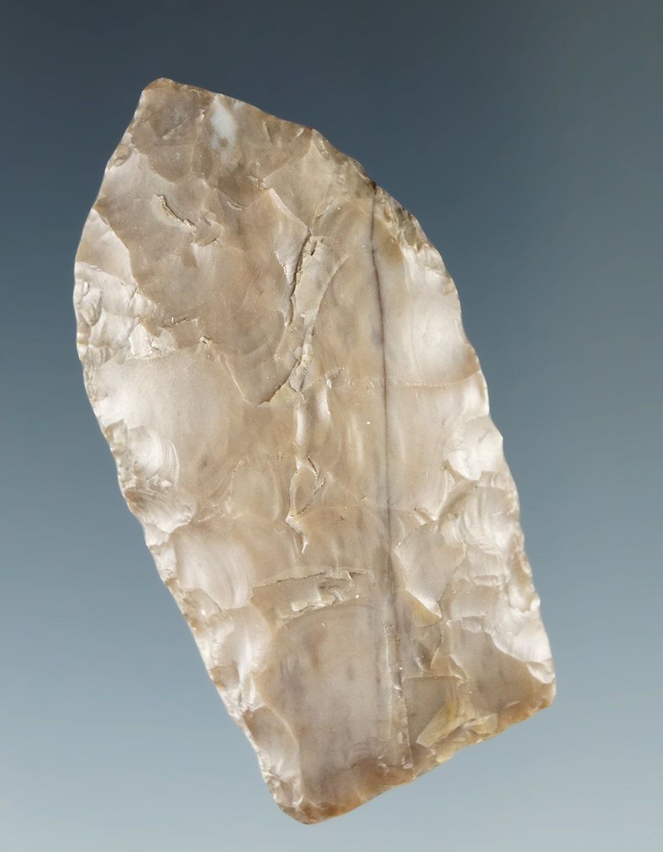 Large for type! 1 11/16" Paleo Spedis with nicely ground lower edges found near the mid-Columbia.