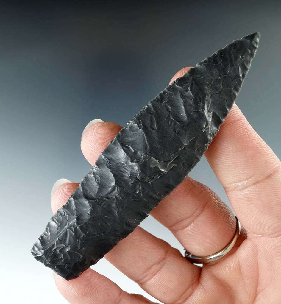 Sale Highlight! 3 11/16" Cody Complex Lanceolate found in the Oregon high desert in the mid-1940s. E