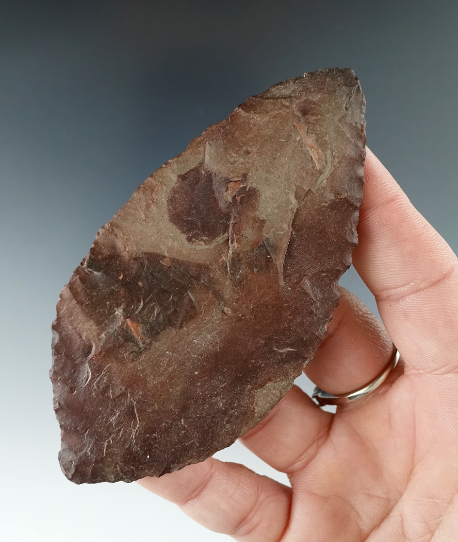 Thin and nice! 3 7/8" Columbia River Bi-pointed knife found in the 1950s near the mid-Columbia River