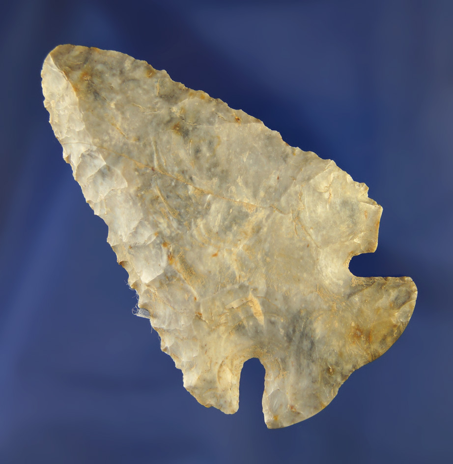 2 3/4" Notched Base Dovetail with nicely beveled edges found in Ohio.