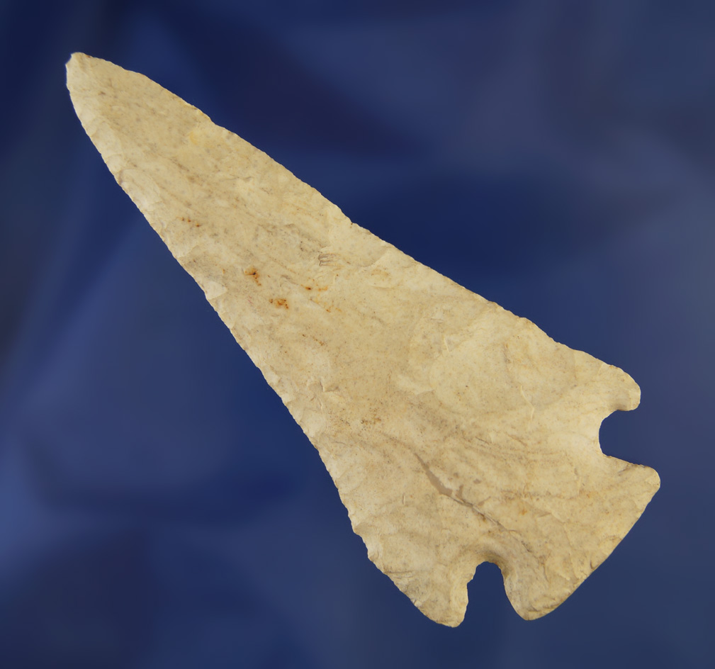 3 3/8" Pentagonal point found on the Great Trail in Huron Co.,  Ohio.