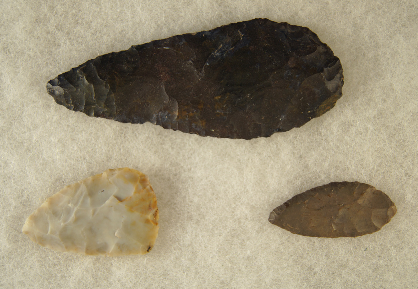 Set of three Ohio Blades, largest is 3 15/16".