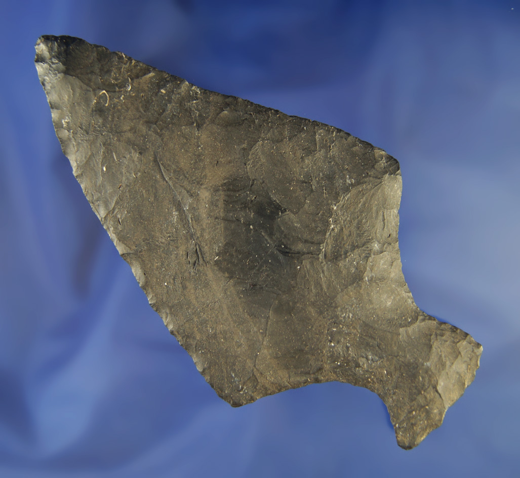 4 15/16" Coshocton Flint Ashtabula found in Ashtabula Co.,  Ohio. Davis G-9+ COA.