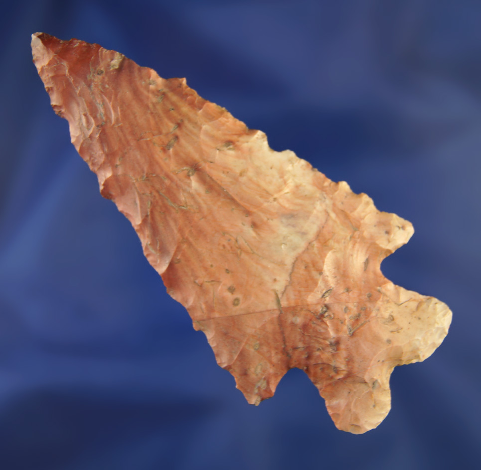 3 3/8" Colorful Flint Ridge Bifurcate found in Franklin Co., Ohio.