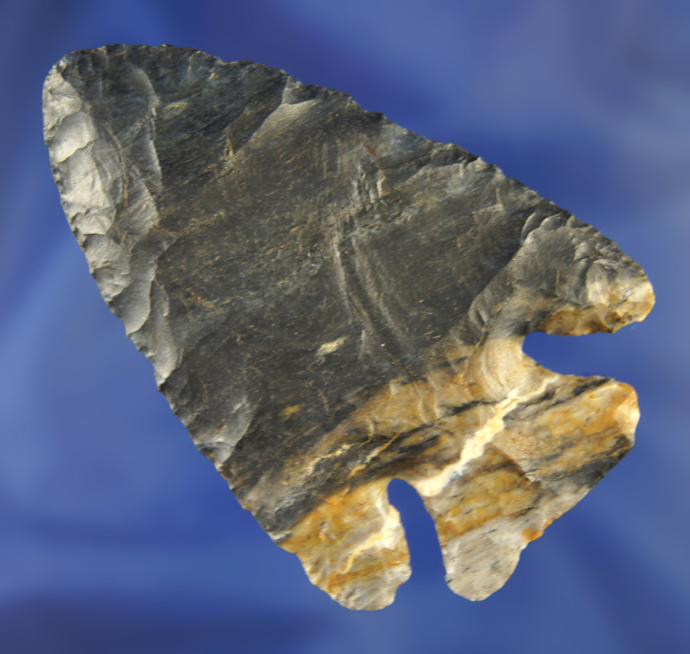 2 3/4" Multi-Colored Coshocton Deep Notch, Coshocton Co., Ohio.