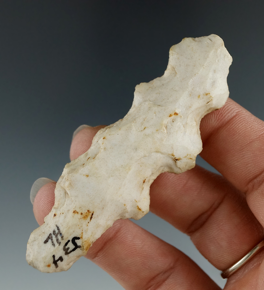2 15/16" Flint Eccentric found in New York. Ex. Howdy Lang.