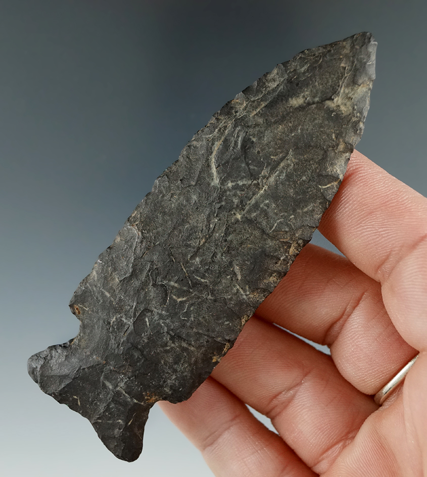 3 9/16" Vosburg point with a restored base found in New York.