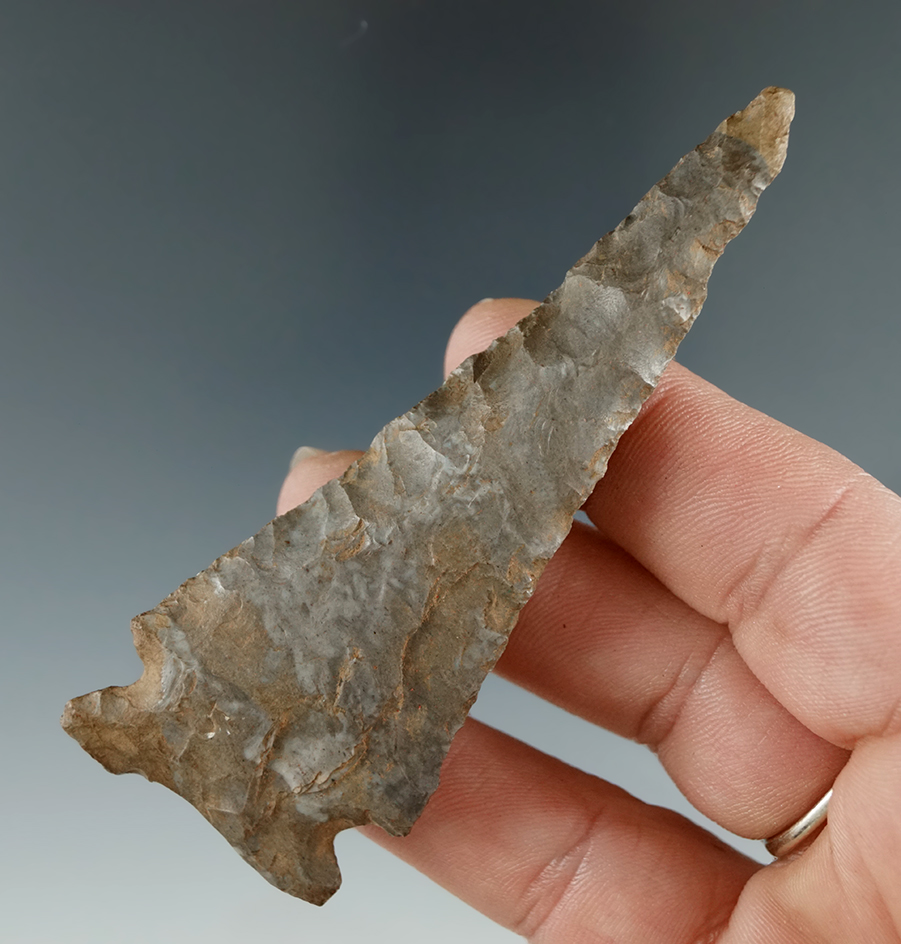 3 5/16" Meadowood - Onondaga Flint found near Montezuma, New York by the Seneca River.