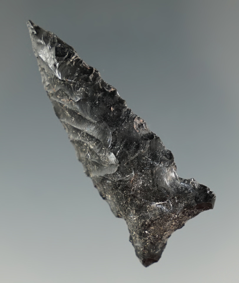 1 15/16" Northern Side Notched found near Cougar Mountain, Lake Co., Oregon.