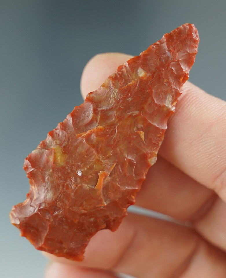 2 5/16" Merrybell made from beautiful red Jasper-Agate. Found in Clatskinie, Oregon.