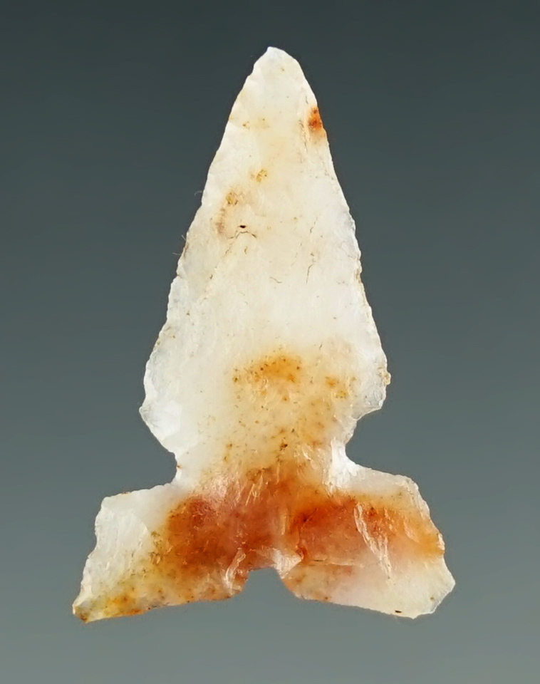 13/16" desert Sidenotch made from attractive agate found in Oregon. Pictured in Overstreet #8.