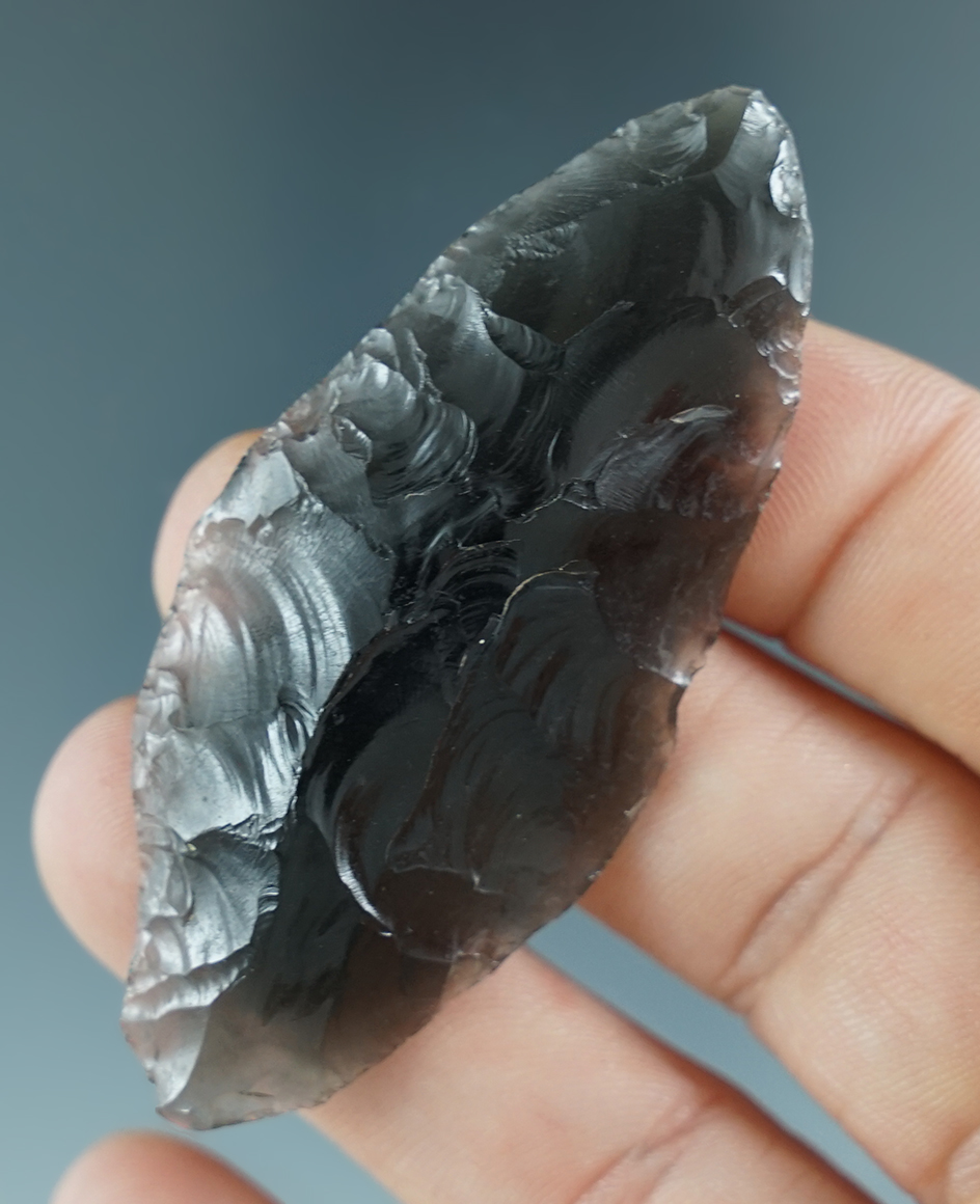 2 1/2" Paleo Lake Mohave found in Lake County Oregon. Pictured in Overstreet #8, page 1223