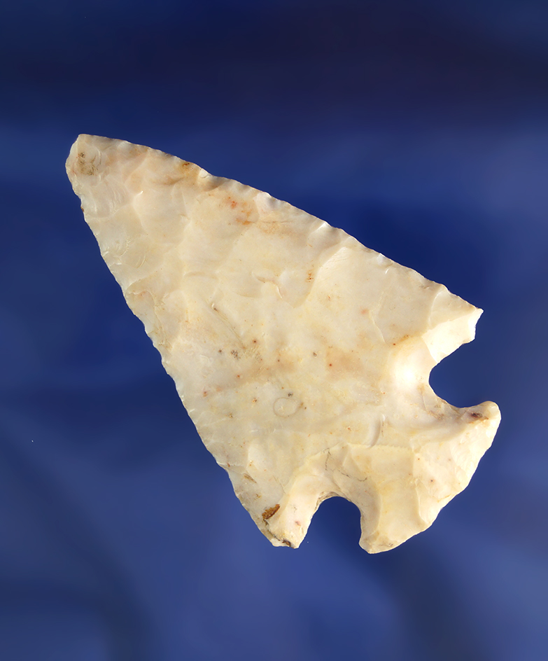 2 5/8" Gibson/Hopewell made from Burlington chert found in the Midwestern U.S..