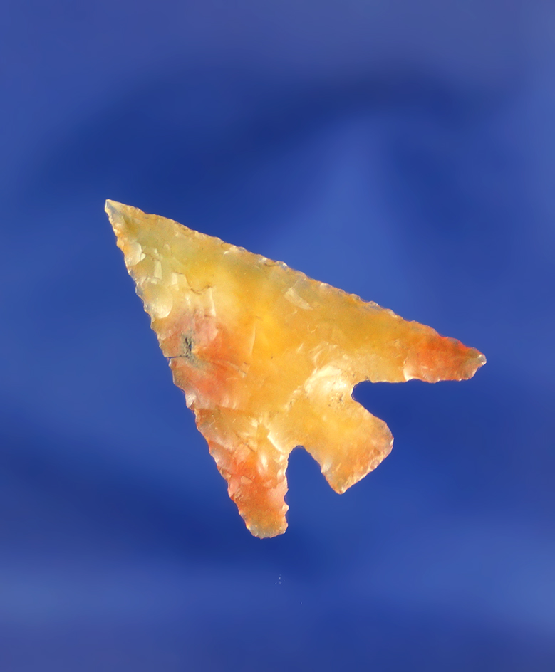 1 1/16" Columbia Plateau that is beautifully made from red and yellow semi translucent agate.
