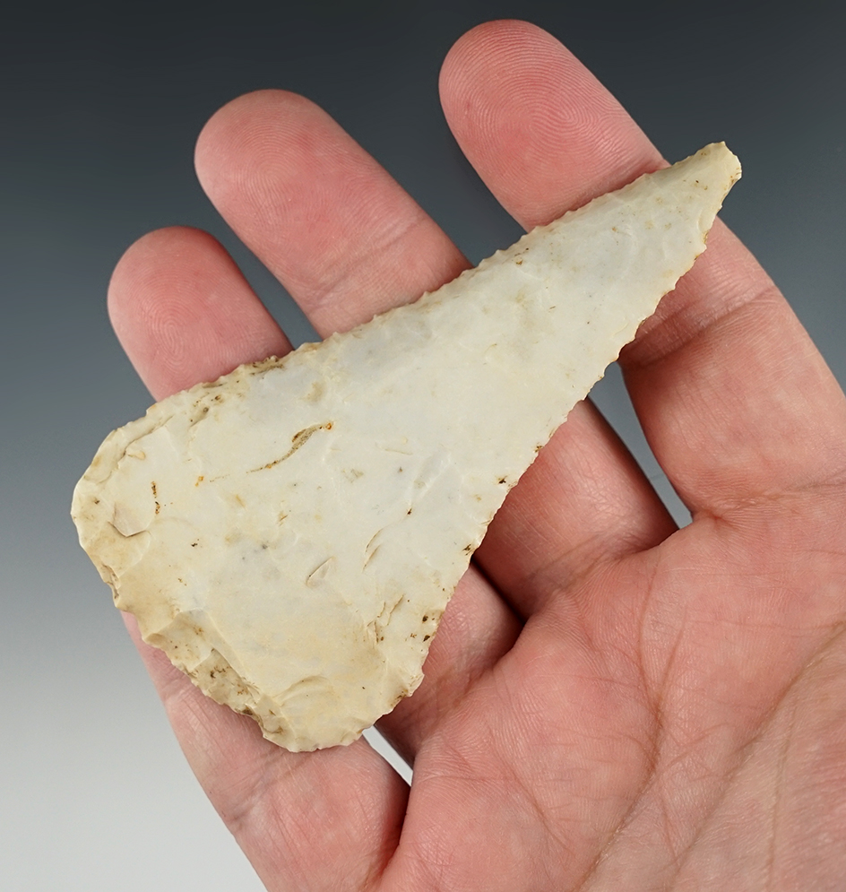 Nicely made 3 11/16" Ohio Cobbs Knife that is heavily beveled.