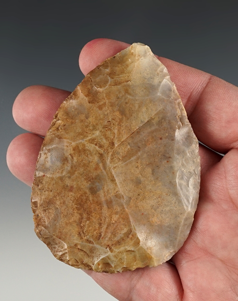 3 5/16" Colorful Blade found in Brown Co., Ohio.