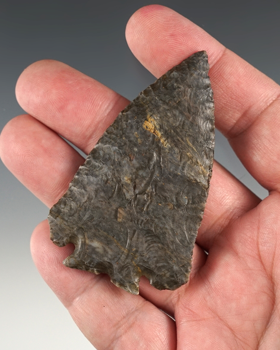 Exceptionally well made 2 15/16" Decatur Fracture Base found in Muskingum Co., Ohio.