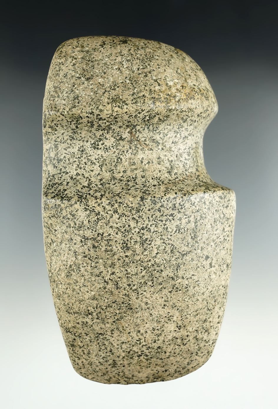 6 1/2" long 3/4 Grooved Axe found in Gallia Co., Ohio, by Lloyd Wendell on the Bob Evans farm.