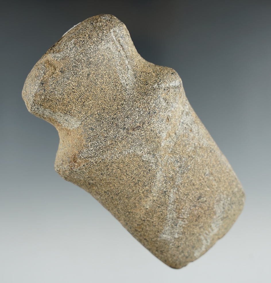 4 7/16" long 3/4 Grooved Axe found in Knox Co., Ohio.