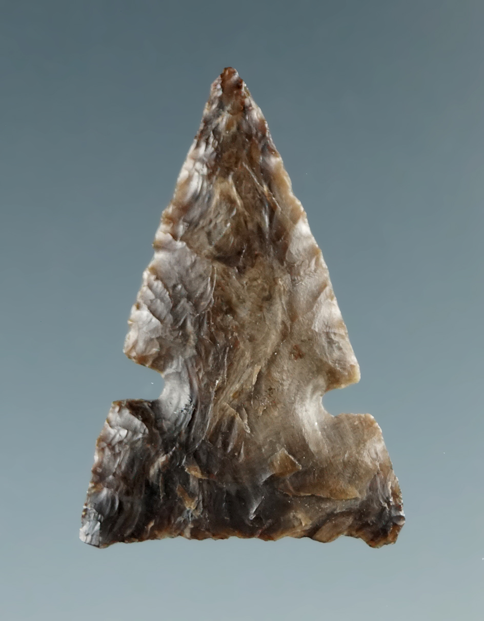 15/16" Desert Delta made from Brown Jasper, found near the Columbia River.