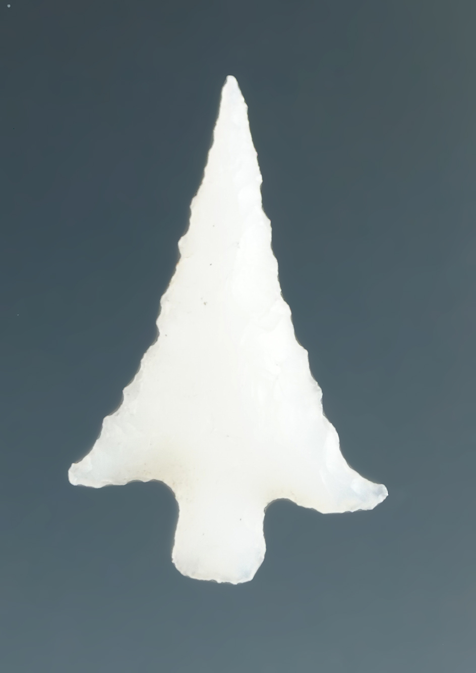 3/4" Wallula Square Stem made from Translucent White Agate, found near the Columbia River.