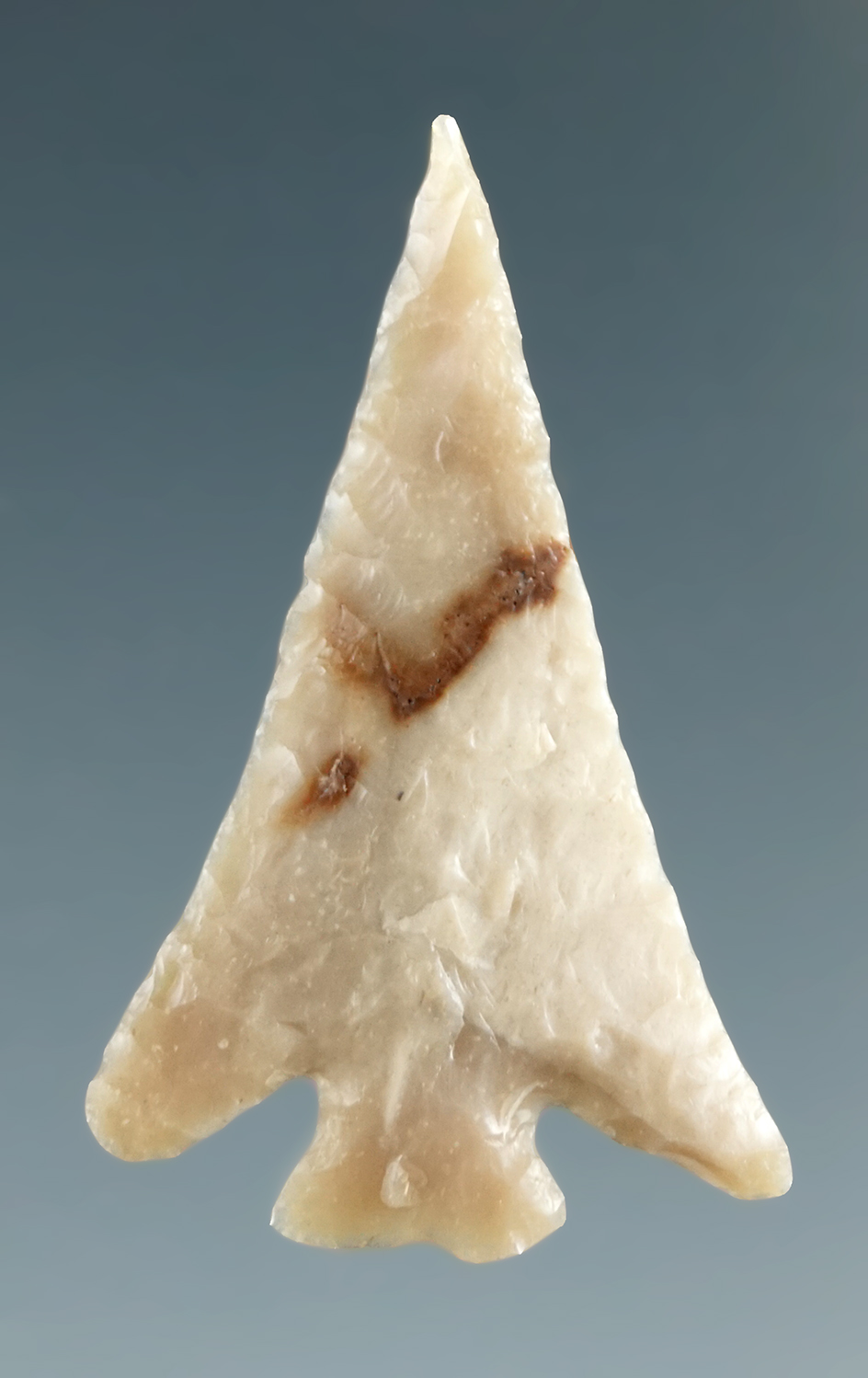 1 1/4" Columbia Plateau Split Stem, exceptional, made from Tan Agate found near the Columbia River.