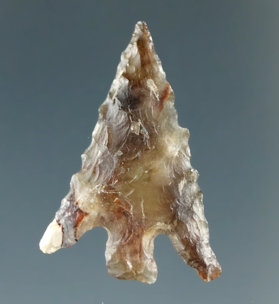 1" Columbia Plateau made from Clear-Brown Moss Agate, found near the Columbia River.