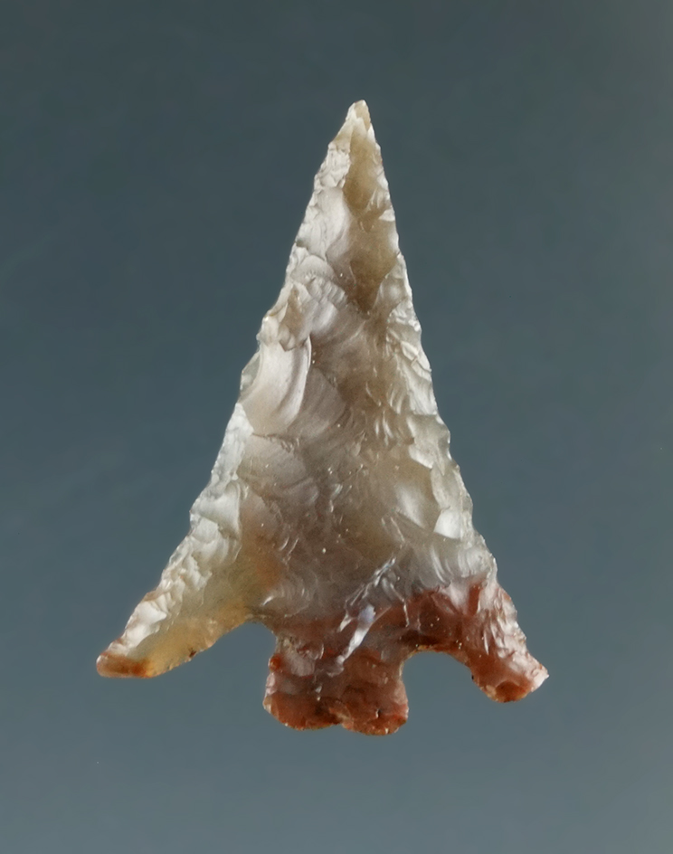 7/8" Columbia Plateau made from Translucent Clear-Brown Agate, found near the Columbia River.