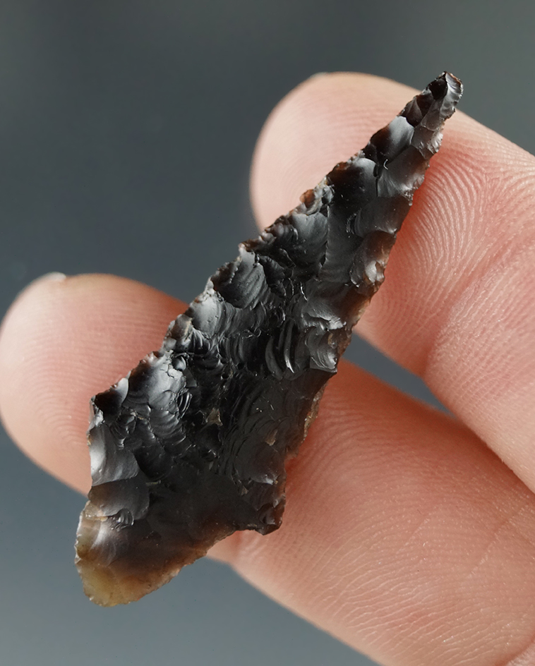 1 5/8" Rabbit Island, made from Translucent Grey Agate, found near the Columbia River.