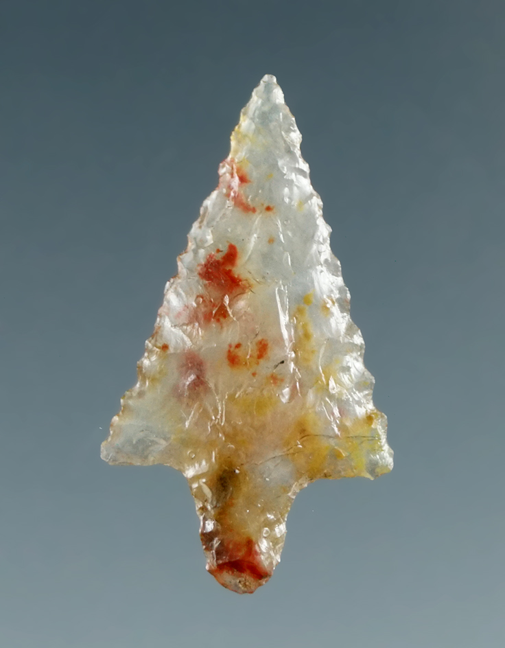 7/8" Columbia Plateau made from Translucent Moss Agate, found near the Columbia River.