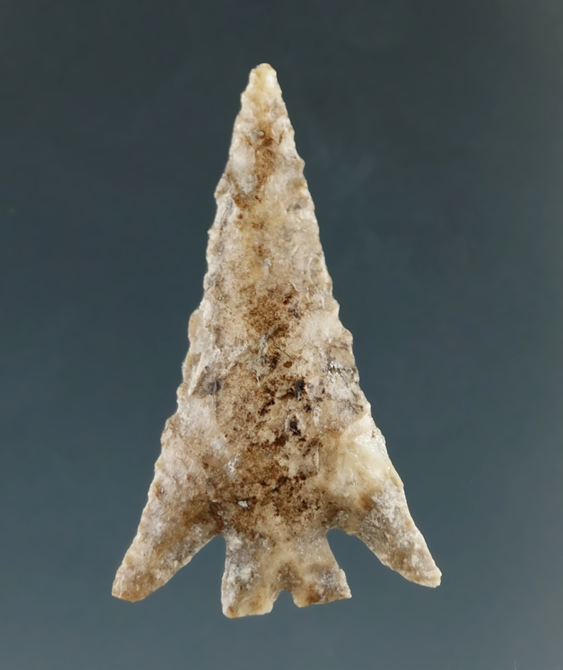 1 1/8" Columbia Plateau Split Stem made from Spotted Grey Agate, found near the Columbia River.