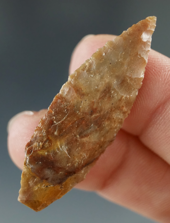1 5/8" Dagger Point made from Red Jasper, found near the Columbia River.