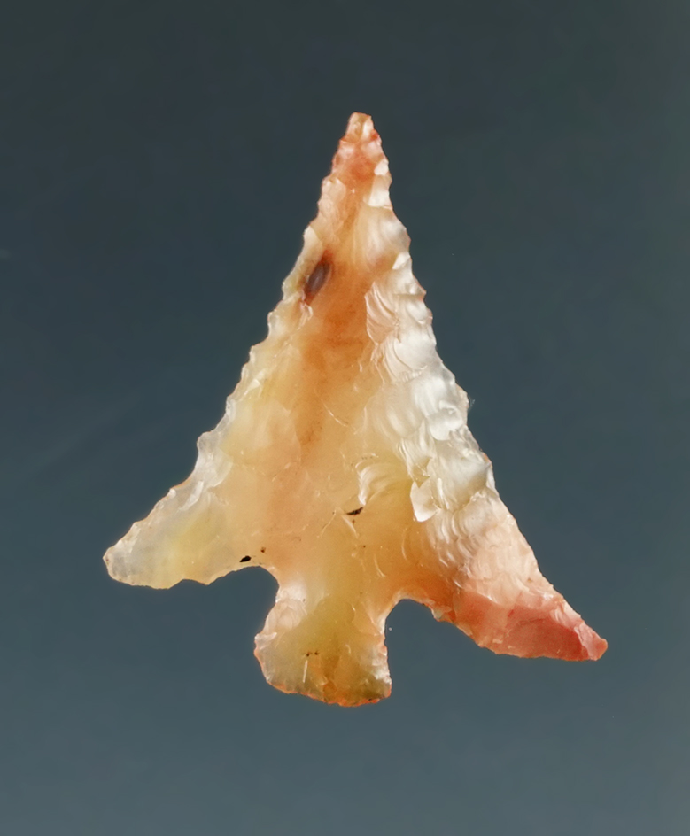 3/4" Columbia Plateau made from Translucent Orange Agate, found near the Columbia River.