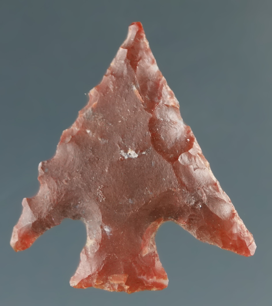 3/4" Columbia Plateau made from Translucent Red Agate, found near the Columbia River.