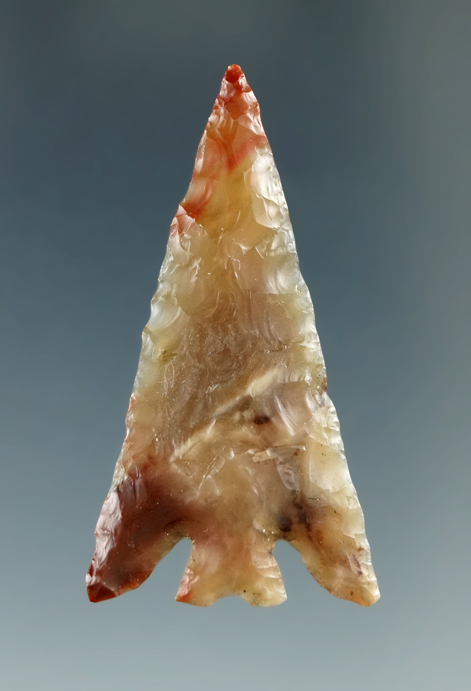 1 1/2" Columbia Plateau Split Stem made from Translucent Brown Agate,  Columbia River.
