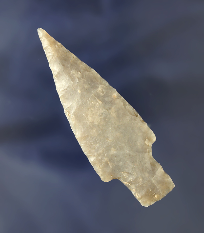 Excellent flaking on this 2 3/4" Carrollton point found in Texas.