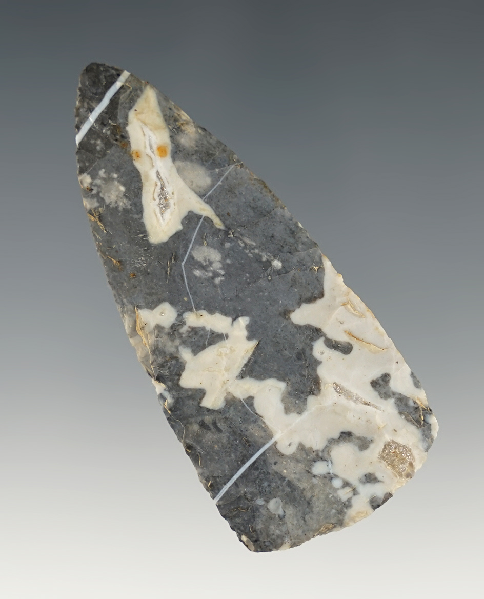 2 11/16" Ohio Hopewell Blade - finely made with several "lightening lines".