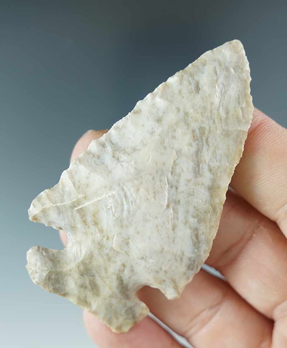 2 3/4" Archaic Sidenotch Knife found in Indiana. Blade has a slight curve.